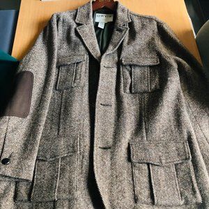 Orvis Tweed Sport Coat, XL Brown